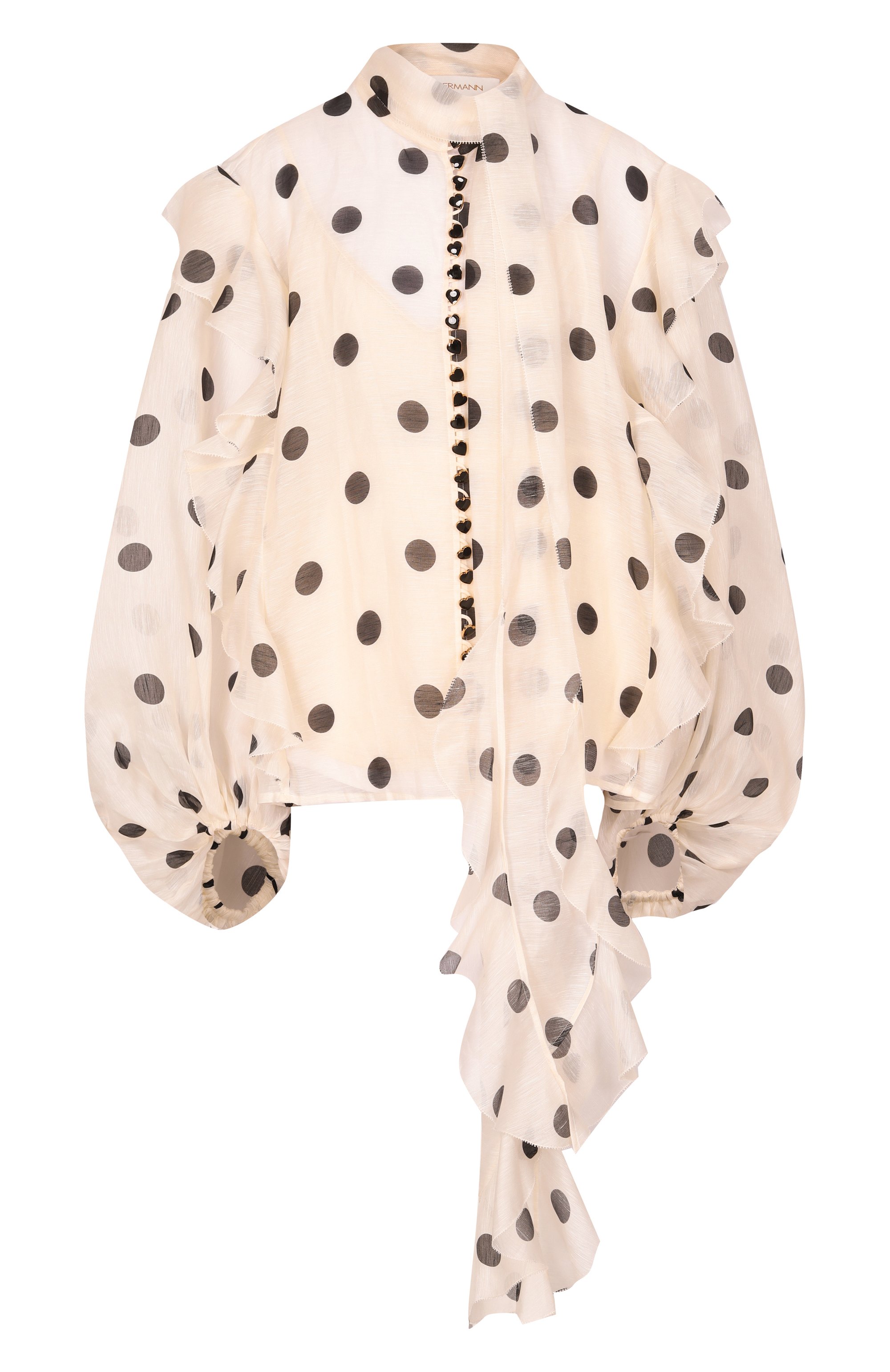 Блузка изо льна и шелка ZIMMERMANN, арт. 2369TR251, фото 1