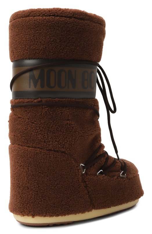 Текстильные сапоги Icon Moon Boot 80D1403080 Коричневый  80D1403080 Фото 5