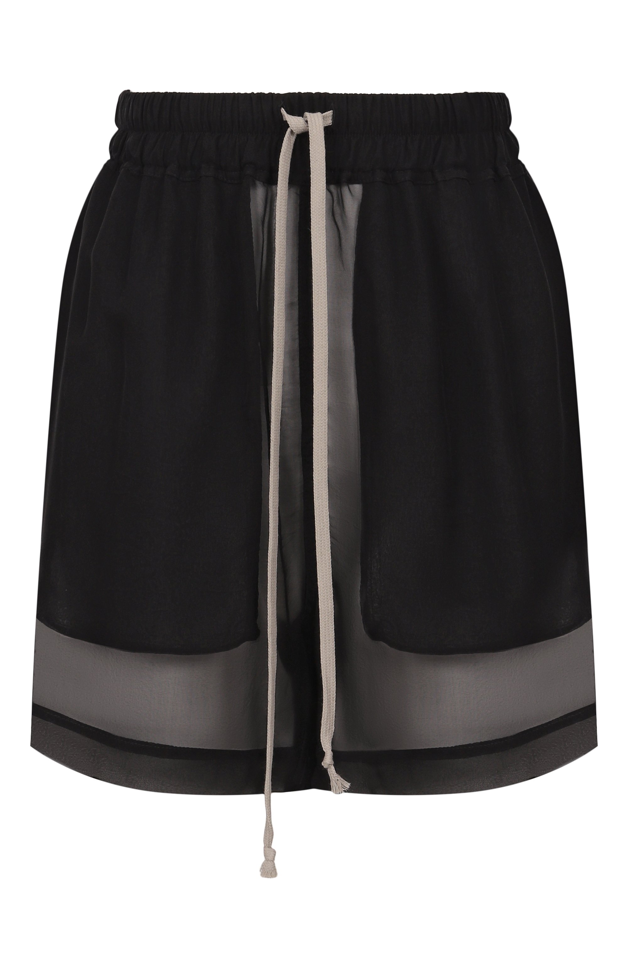 Шелковые шорты RICK OWENS, арт. R001E7377/S, фото 1