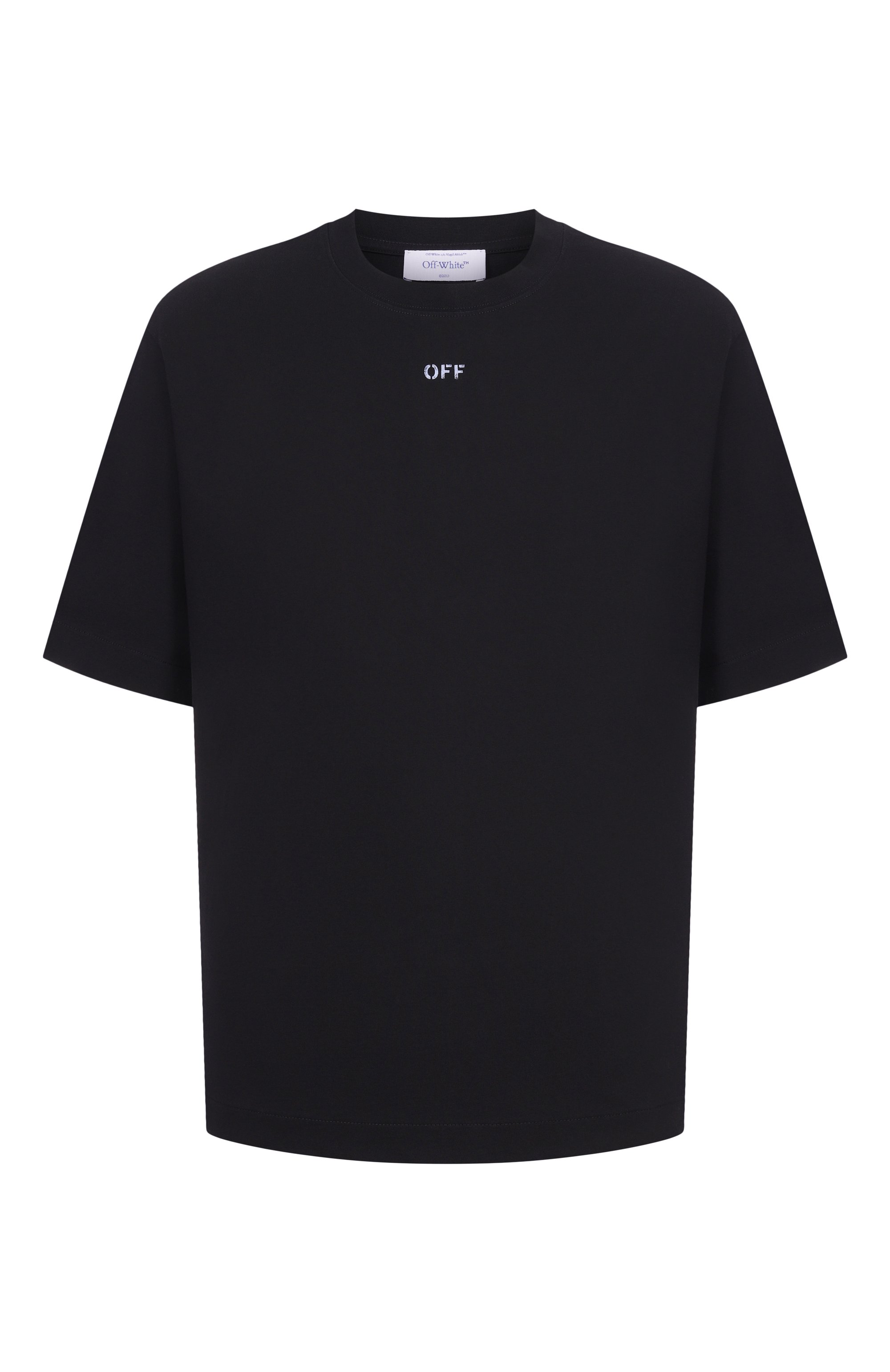 Хлопковая футболка OFF-WHITE, арт. 0MAA120F25JER00D, фото 1