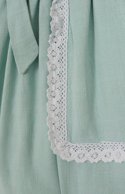 Хлопковые шорты OLGA VALENTINE светло-зеленого цвета по цене 6795 руб., арт. T17S/12A-16A, фото 3 Хлопковые шорты OLGA VALENTINE, арт. T17S/12A-16A, фото 3