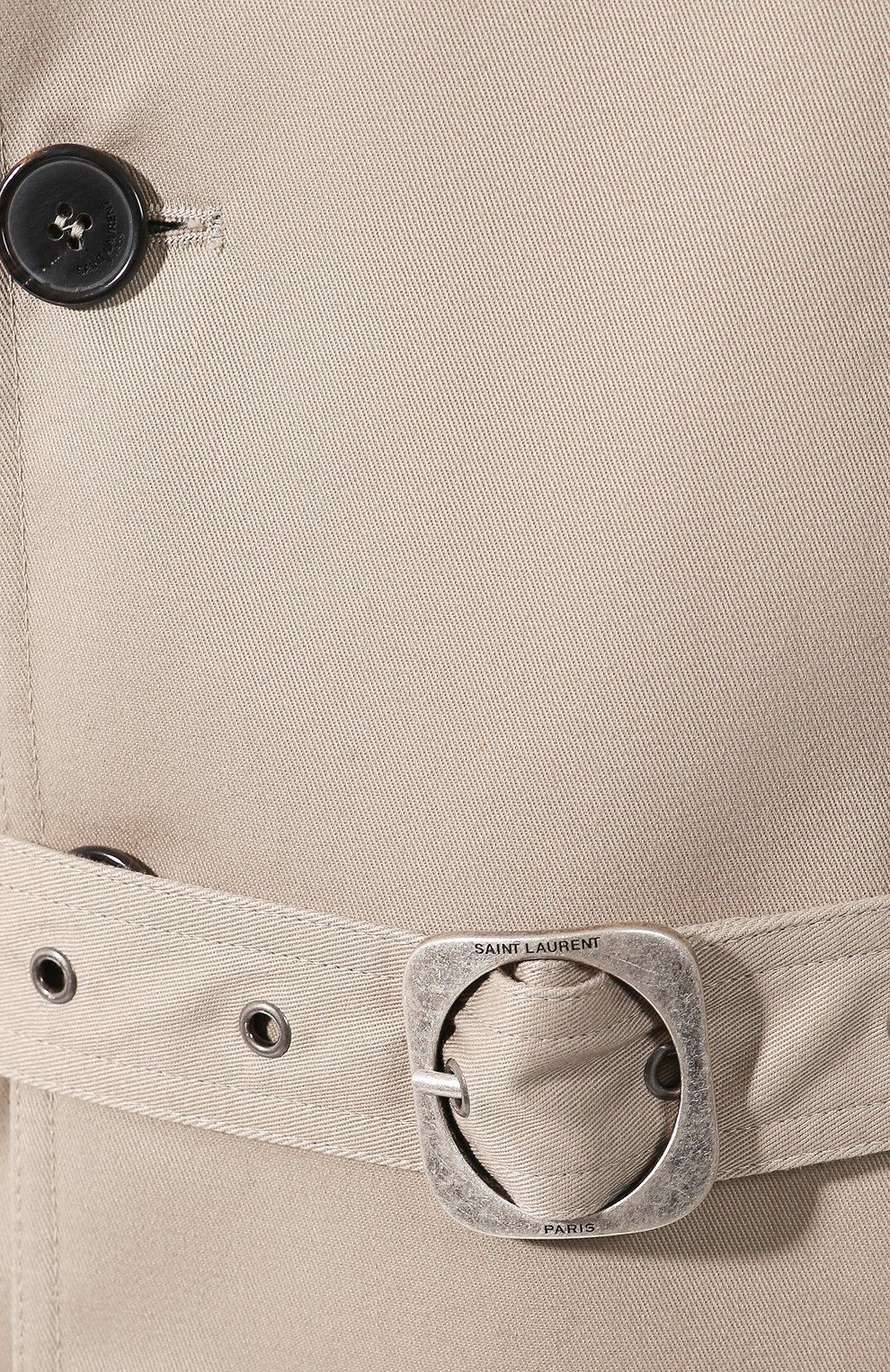 Хлопковый тренч SAINT LAURENT, арт. 560541/Y600U, фото 5
