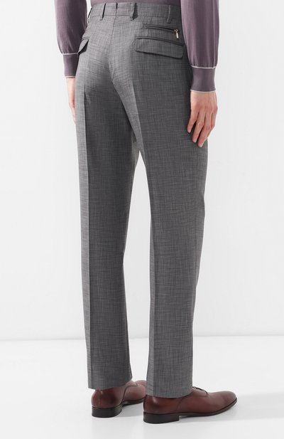 Брюки из смеси шерсти и шелка ZILLI, арт. M0R-40-38N-36139/0001, фото 4