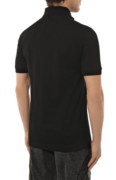 Хлопковое поло DOLCE & GABBANA, арт. G8SG0Z/G7N4P, фото 4