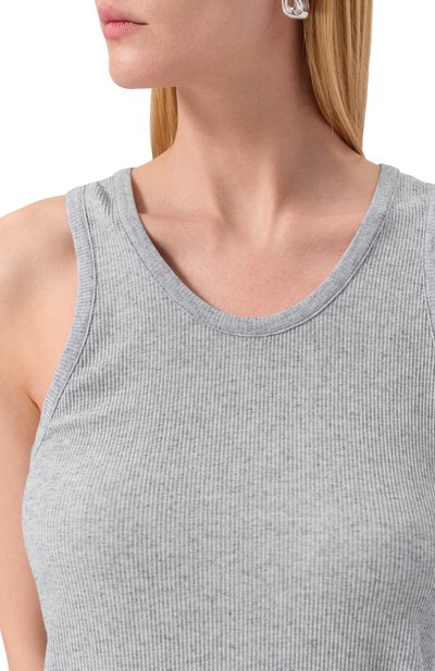 Майка DNUD PARIS серого цвета по цене 12830 руб., арт. L860, фото 5 Майка DNUD PARIS, арт. L860, фото 5