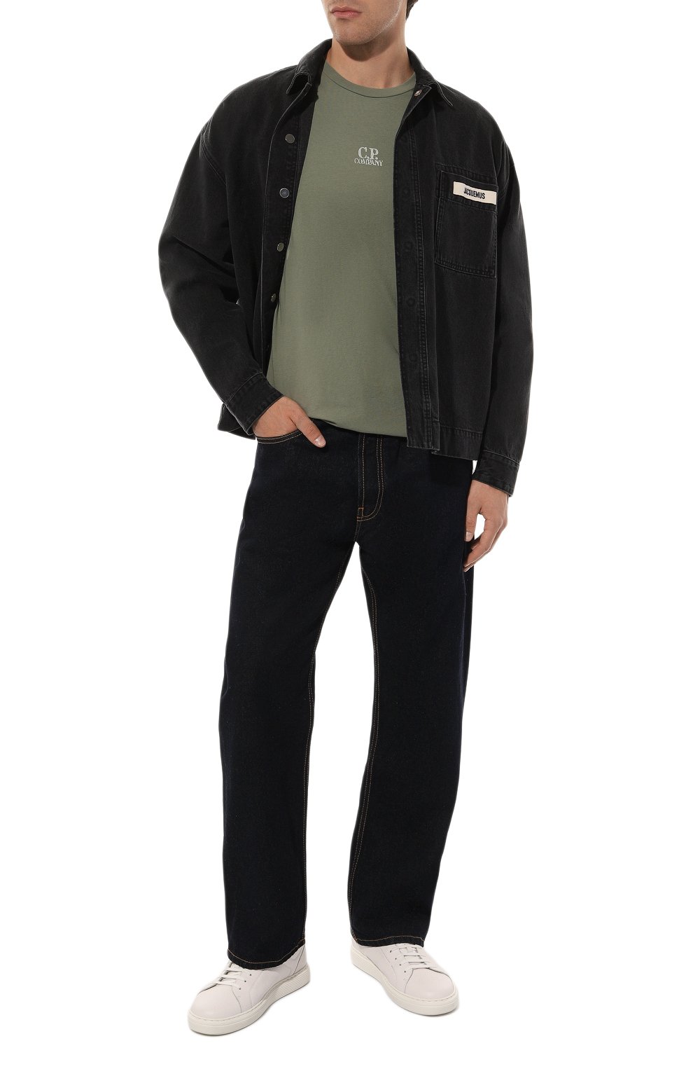 Хлопковая футболка C.P. COMPANY, арт. 16CMTS288A005431G, фото 2