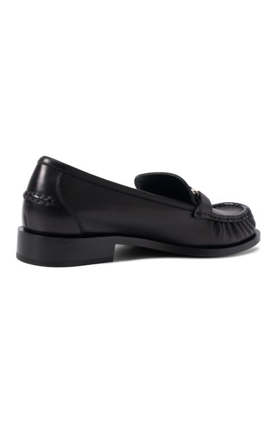 Кожаные лоферы gancini FERRAGAMO черного цвета по цене 99050 руб., арт. 01L927/795381, фото 5 Кожаные лоферы gancini FERRAGAMO, арт. 01L927/795381, фото 5