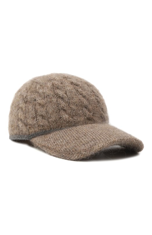 Бейсболка Brunello Cucinelli MCAP9A024 Коричневый MCAP9A024
