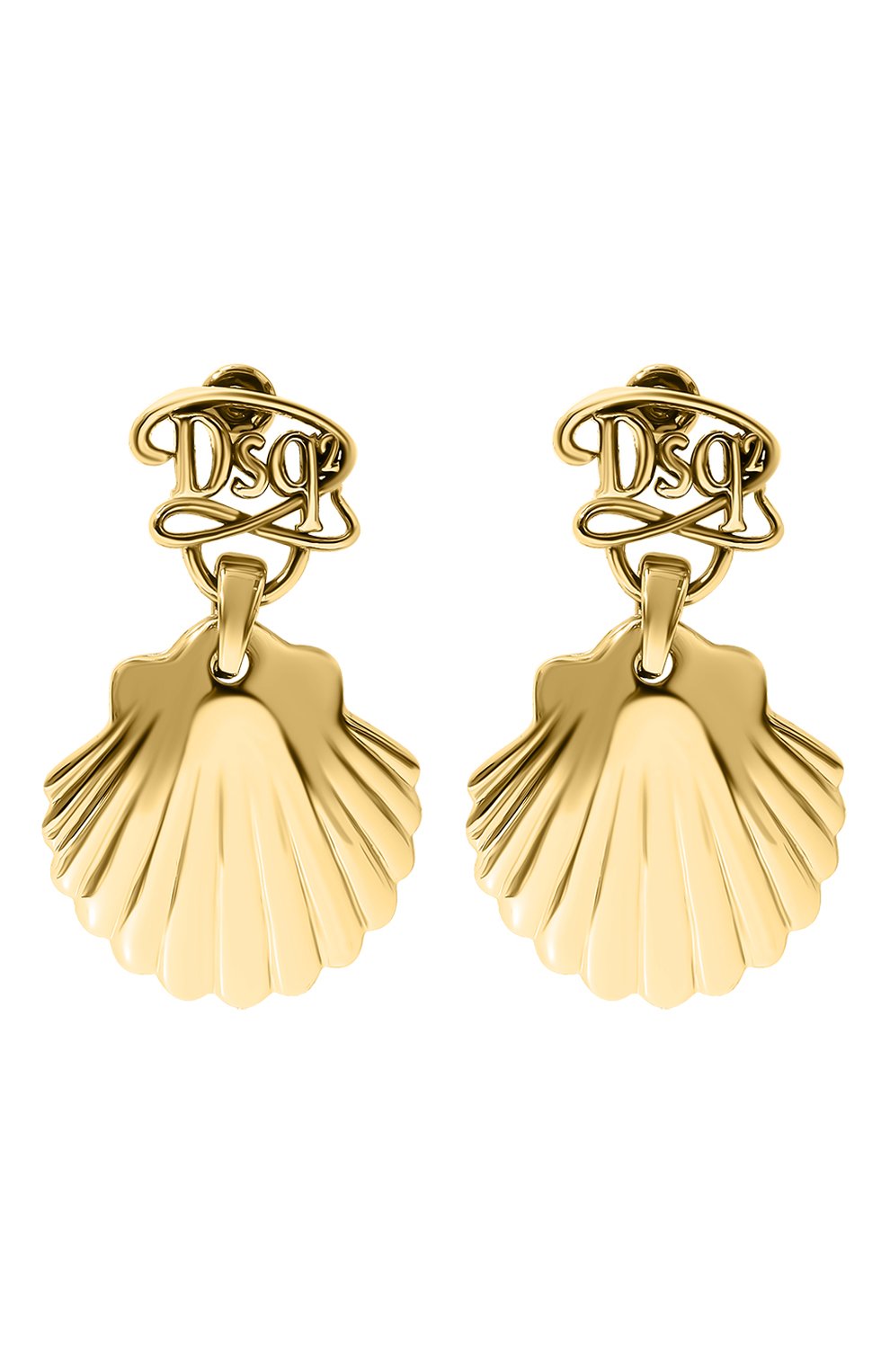 Серьги DSQUARED2 золотого цвета по цене 27050 руб., арт. ERW0210 37200001, фото 1 Серьги DSQUARED2, арт. ERW0210 37200001, фото 1