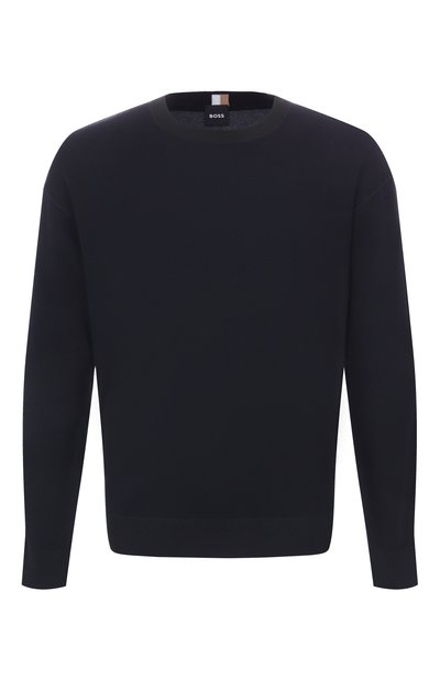 Мужской джемпер из хлопка и шерсти BOSS, арт. 50519624