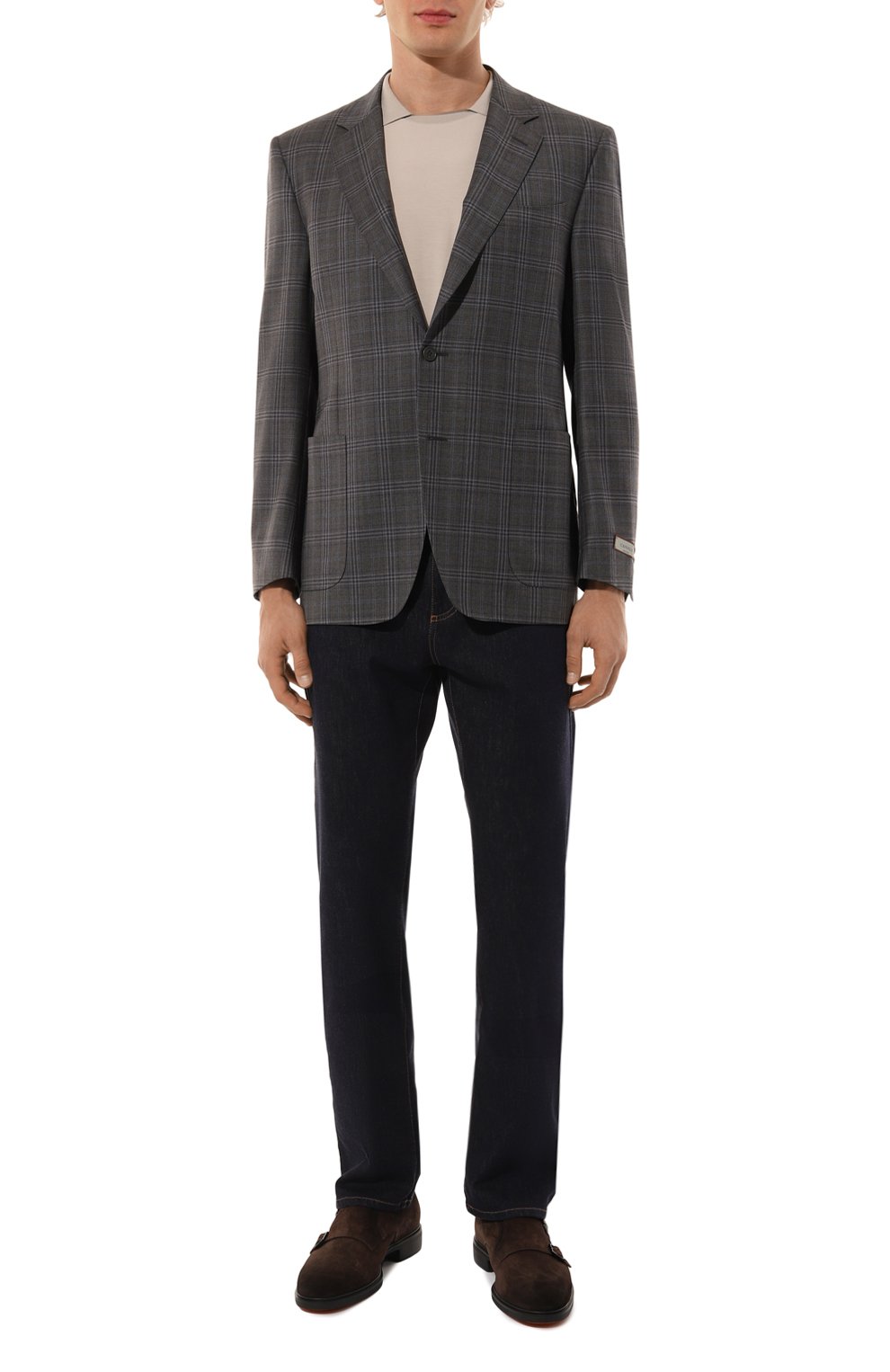 Замшевые монки easy on SANTONI, арт. MGEG18949NEAXGEX, фото 2