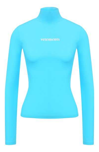 Женская водолазка VETEMENTS, арт. SS20T0001 1350/W/TURQU0ISE