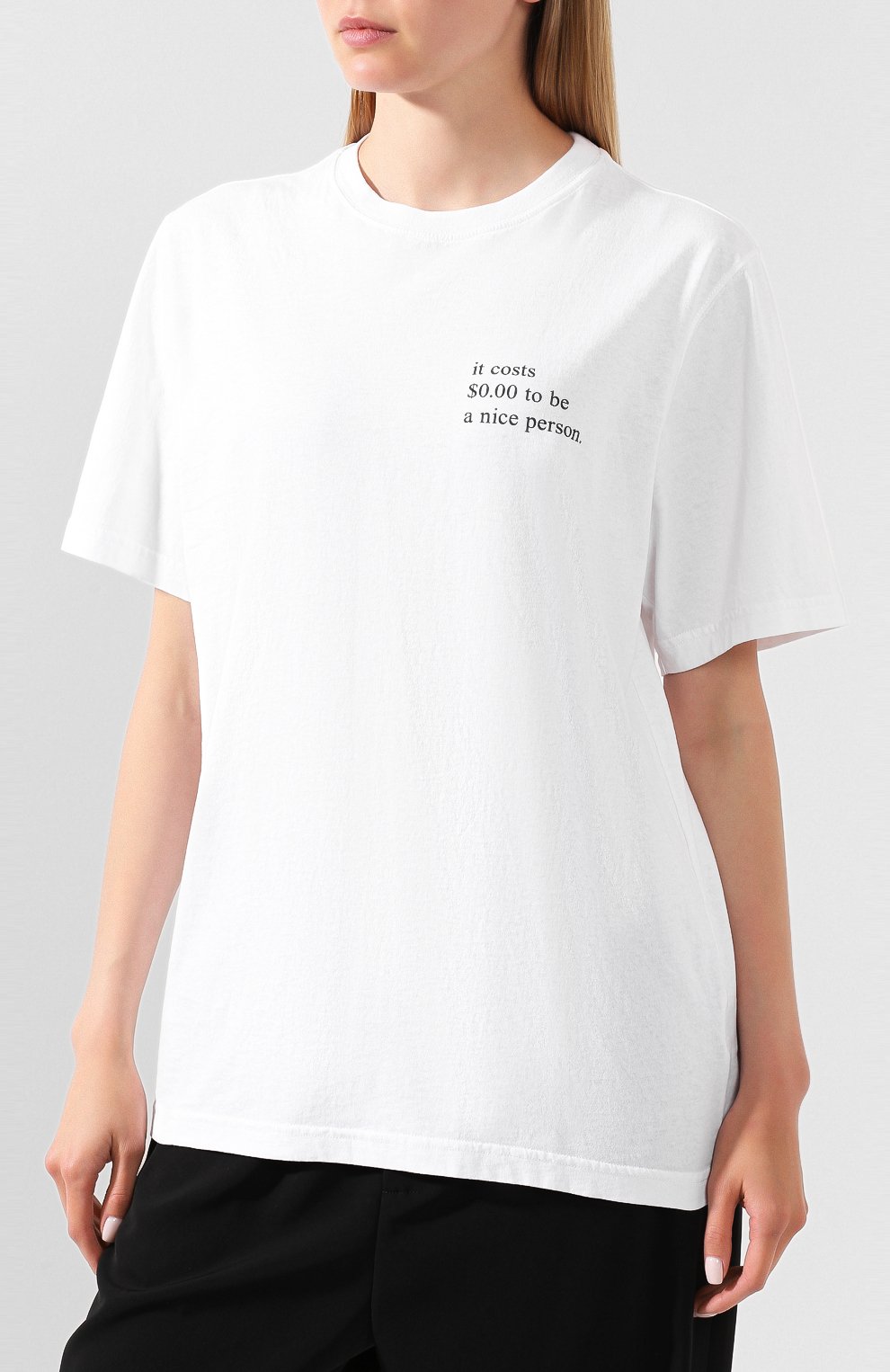 Хлопковая футболка VETEMENTS, арт. UAH21TR500 1600/W, фото 3