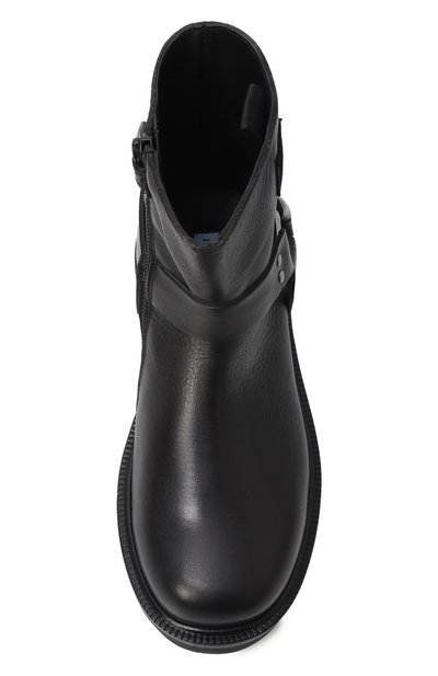 Кожаные ботинки RONDINELLA черного цвета по цене 22800 руб., арт. 12302C/31-33, фото 4 Кожаные ботинки RONDINELLA, арт. 12302C/31-33, фото 4