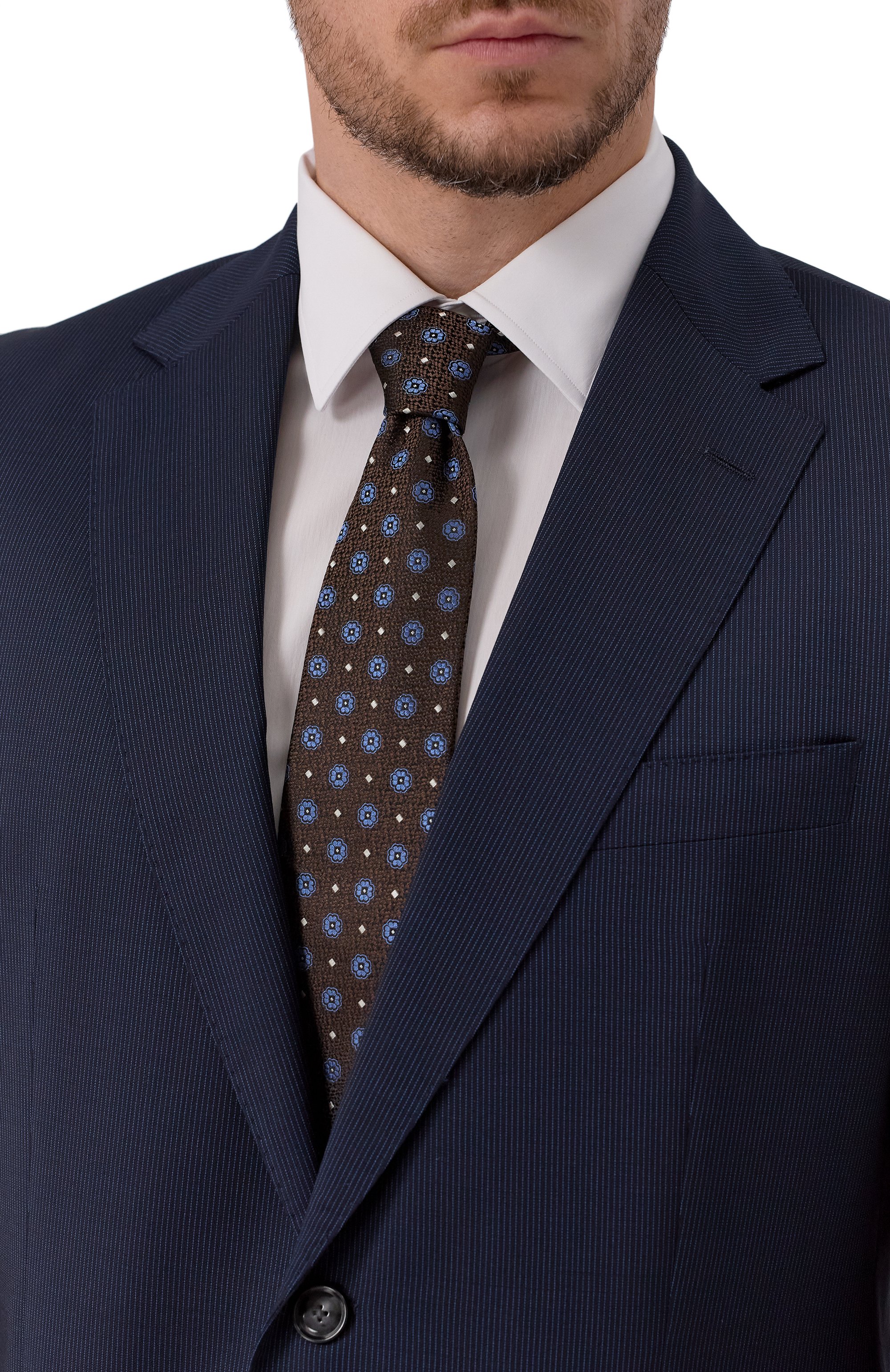 Шелковый галстук CANALI, арт. 18/HJ04420, фото 2