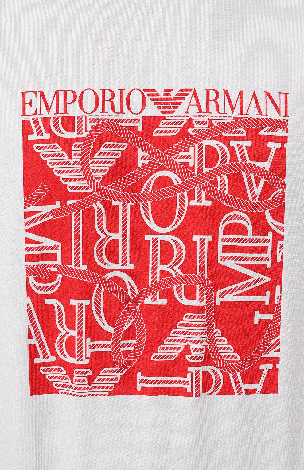 Хлопковая футболка EMPORIO ARMANI, арт. 211818/4R468, фото 5