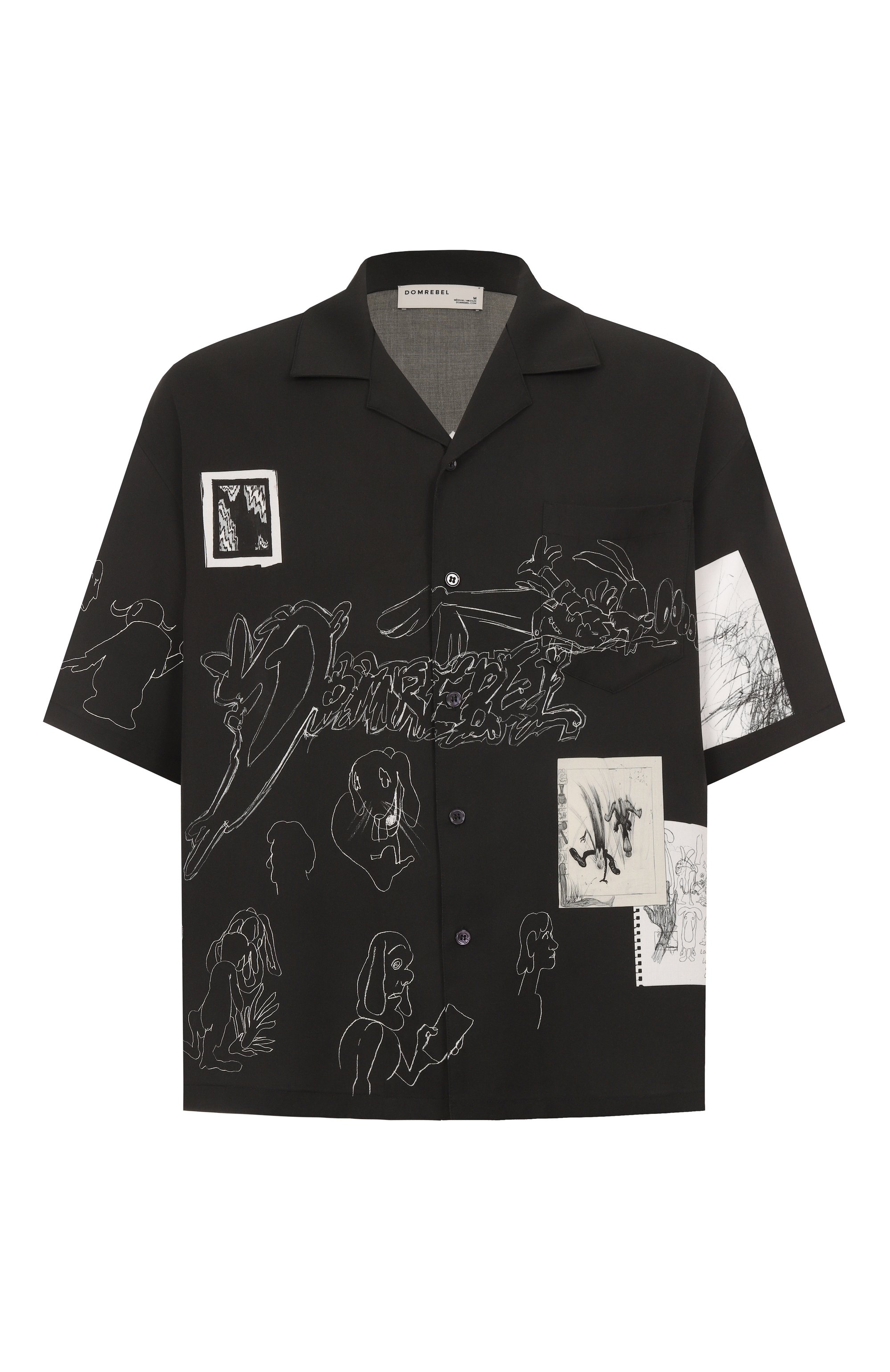 Рубашка из вискозы DOMREBEL, арт. M ASSEMBLAGE, фото 1