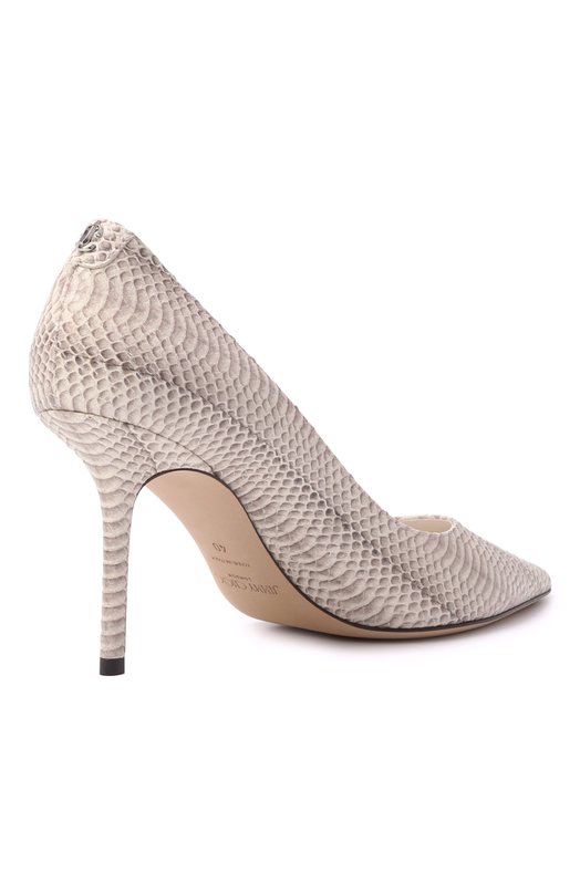 Кожаные туфли Love 85 Jimmy Choo L0VE 85/AYQ Серый  L0VE 85/AYQ Фото 5