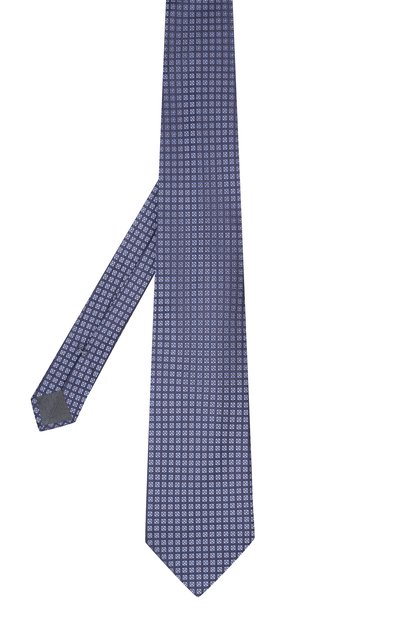 Шелковый галстук ZEGNA синего цвета по цене 23700 руб., арт. Z6E00/1XW, фото 2 Шелковый галстук ZEGNA, арт. Z6E00/1XW, фото 2