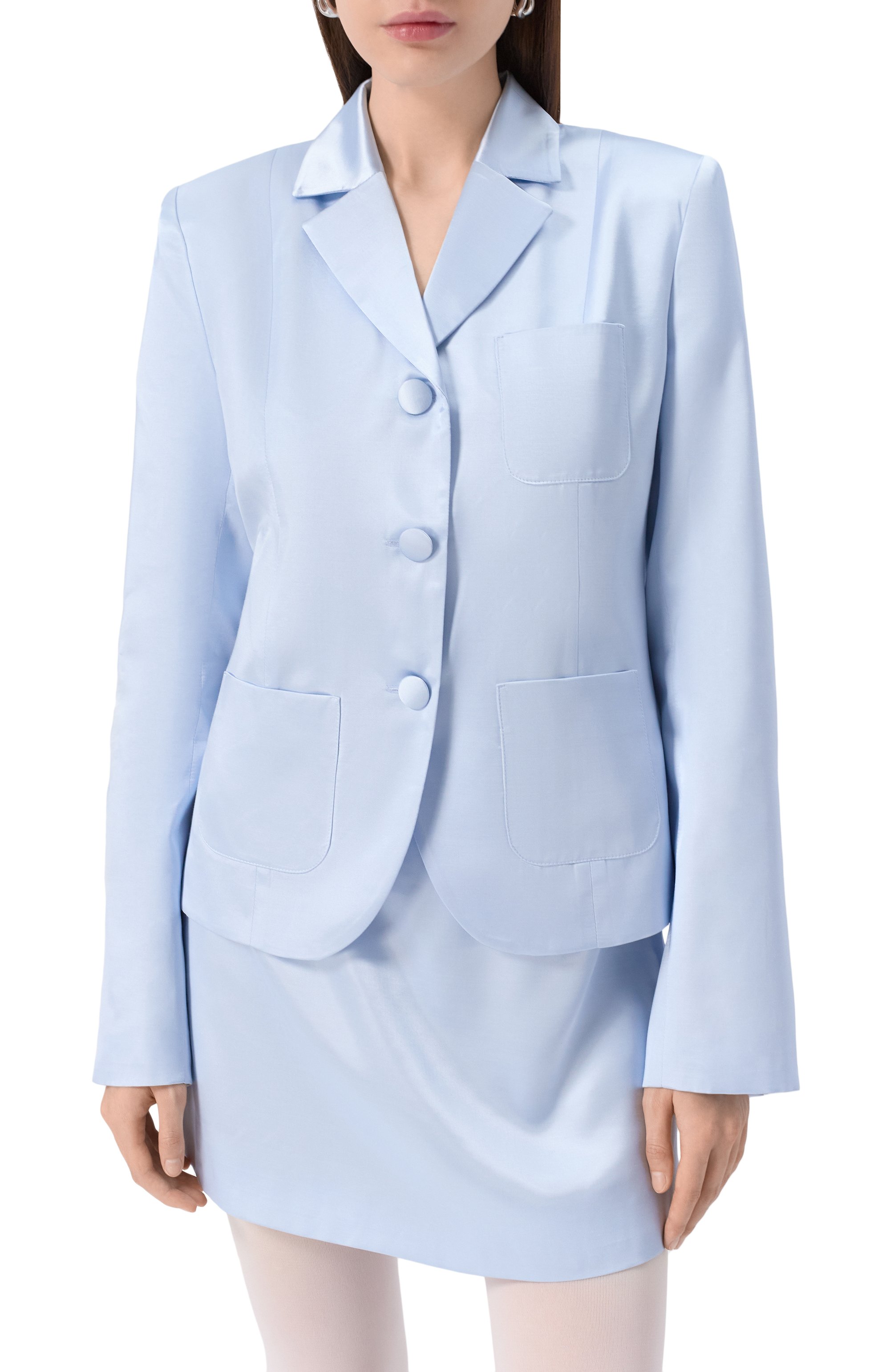 Атласный жакет LESYANEBO, арт. LN02H-951_LT, фото 3