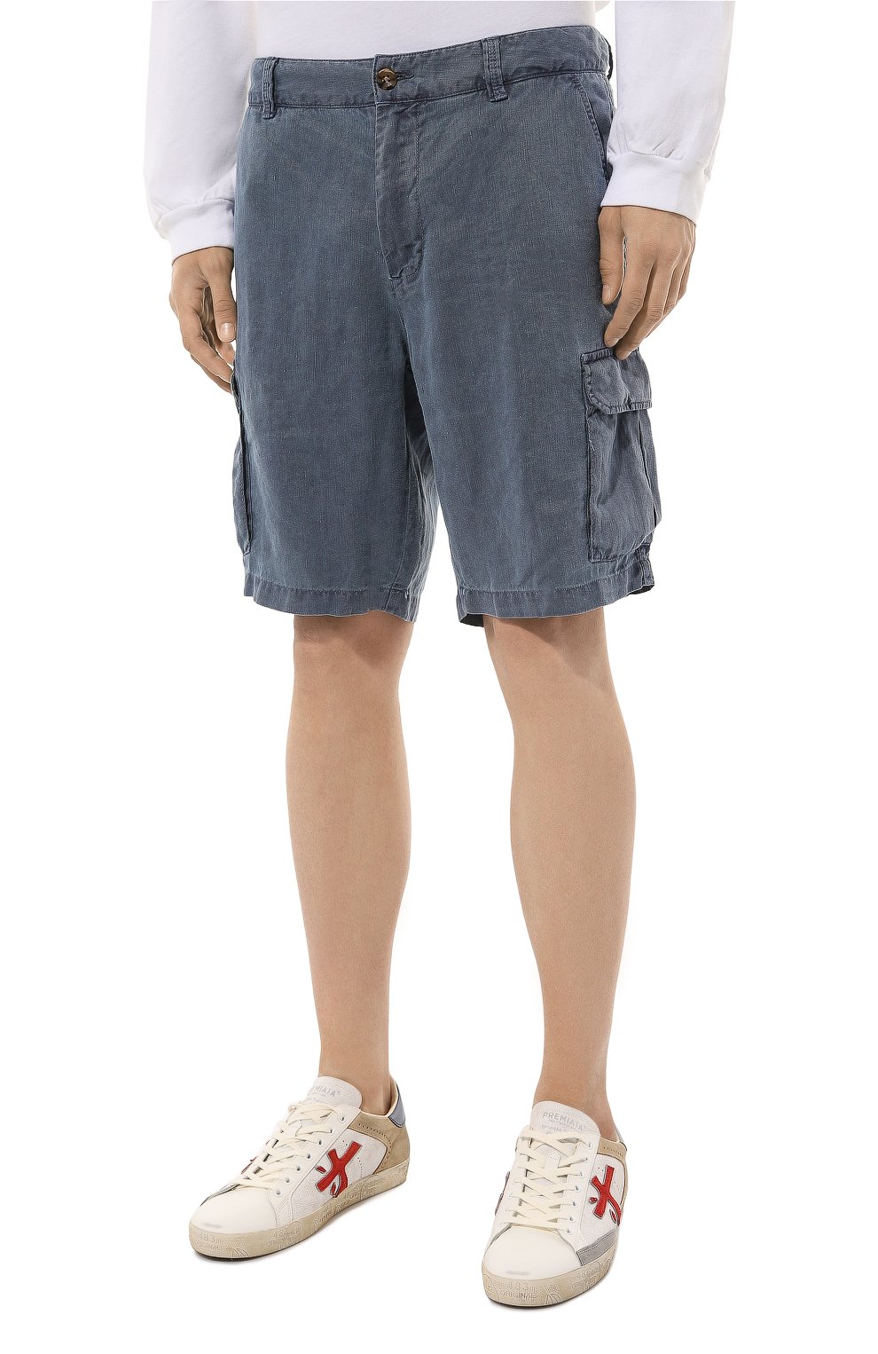 Льняные шорты MC2 SAINT BARTH, арт. STBM/R0DI/04444F, фото 3