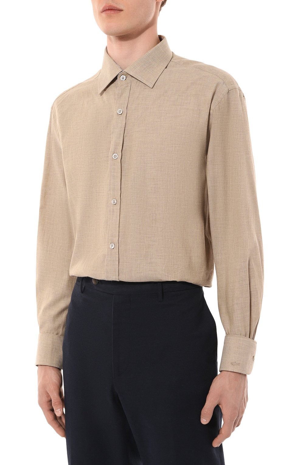 Хлопковая рубашка PAUL&SHARK, арт. 14313071CF, фото 3