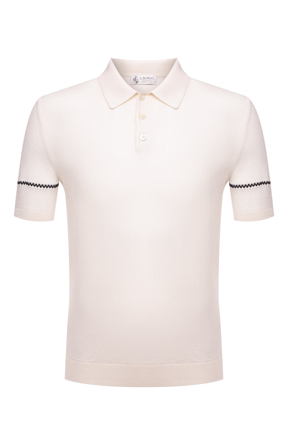 Поло из хлопка и шелка IL BORGO CASHMERE, арт. 56-2071G0, фото 1