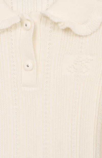 Платье из хлопка и кашемира BONPOINT, арт. S06GDRK00003/4A-8A, фото 3