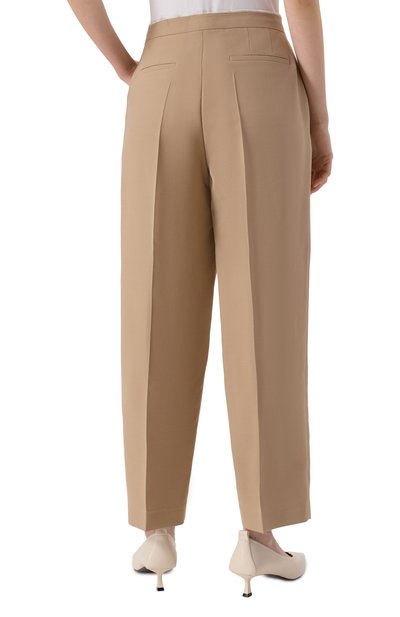 Брюки из шерсти и шелка 12 STOREEZ бежевого цвета по цене 29000 руб., арт. 132835, фото 4 Брюки из шерсти и шелка 12 STOREEZ, арт. 132835, фото 4