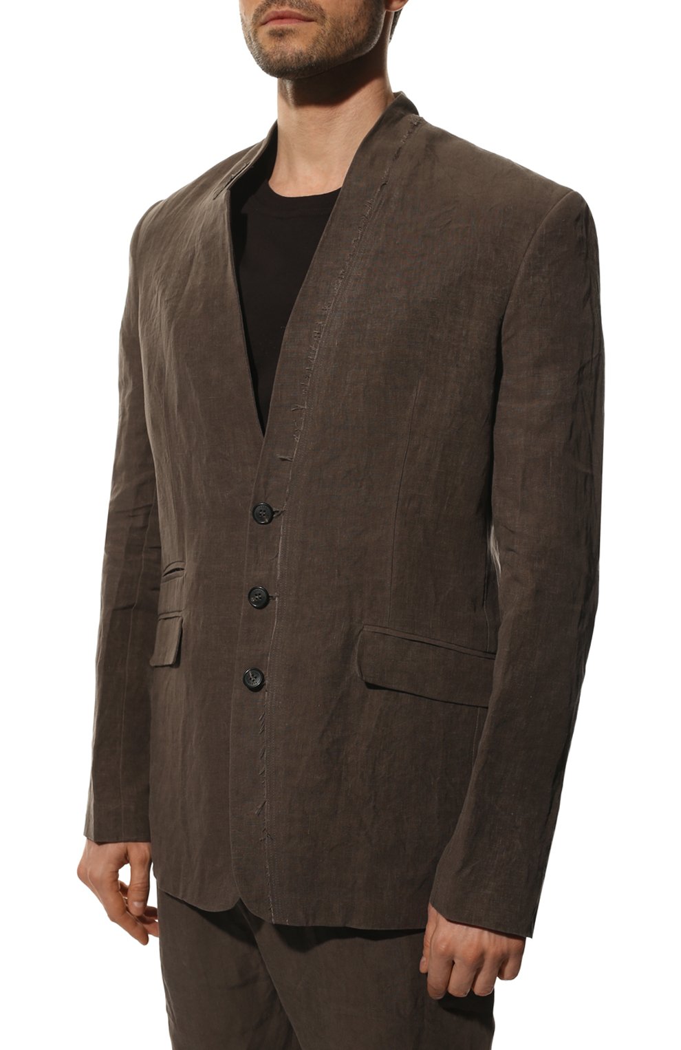 Льняной пиджак ISABEL BENENATO, арт. UW01S22, фото 3