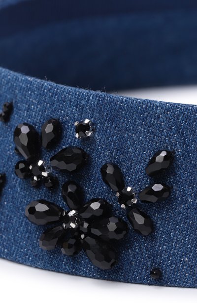 Кокошник PANFIL синего цвета по цене 18000 руб., арт. JIN2-KOK3-DB, фото 4 Кокошник PANFIL, арт. JIN2-KOK3-DB, фото 4