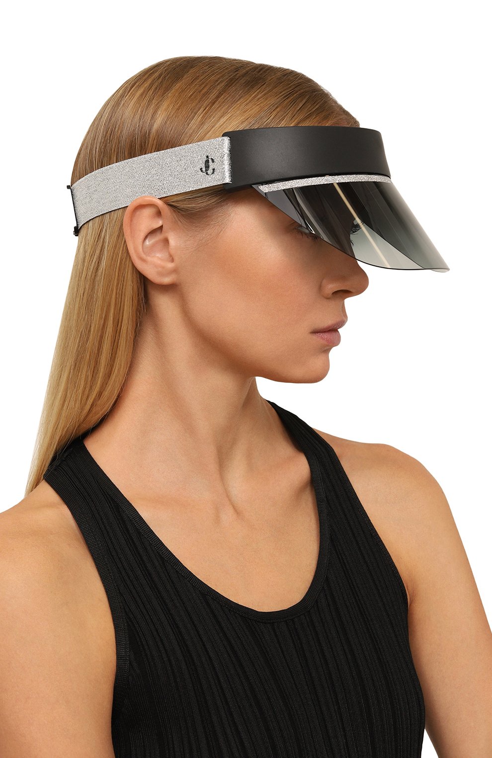 Солнцезащитный козырек JIMMY CHOO, арт. CALIX BSC, фото 5