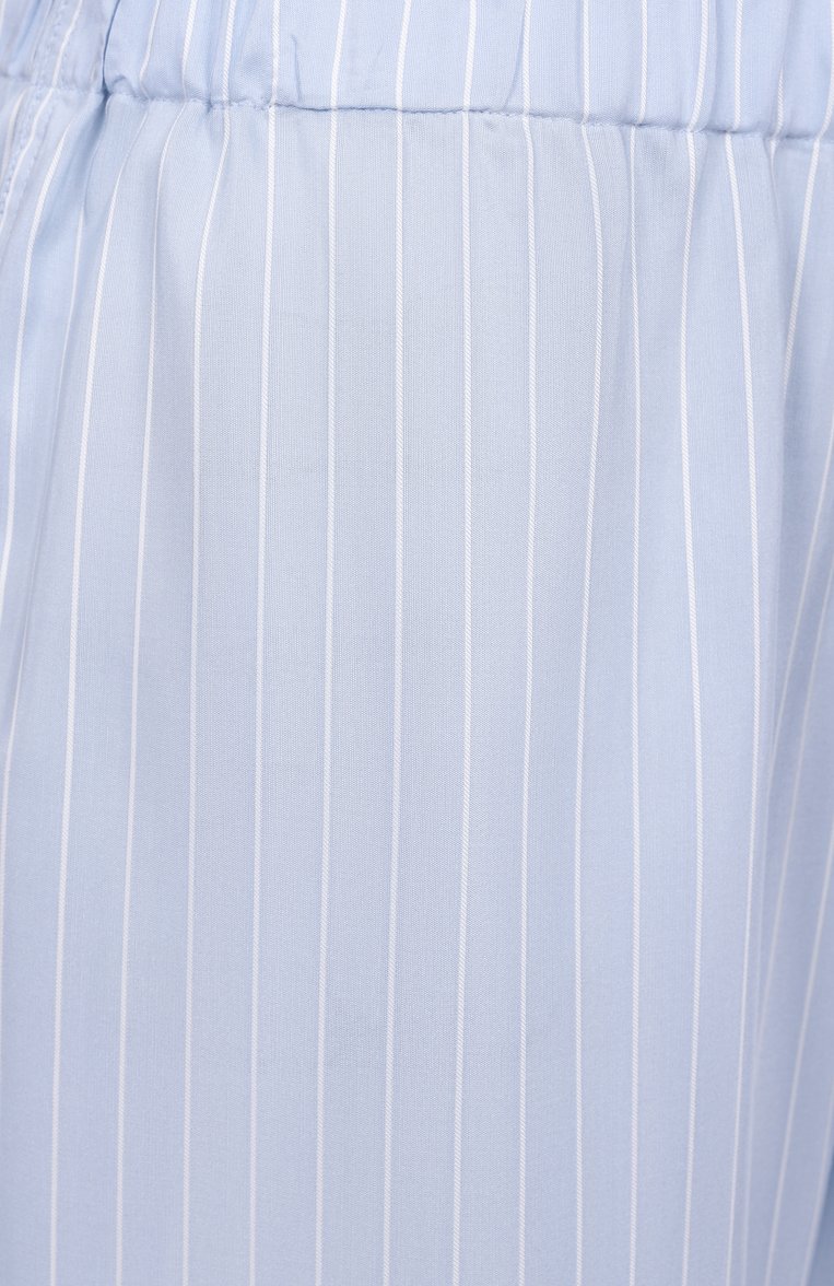 Женская пижама из вискозы и шелка ZIMMERLI голубого цвета, арт. 5149-11004 | Фото 8 (Материал внешний: Вискоза; Нос: Не проставлено)