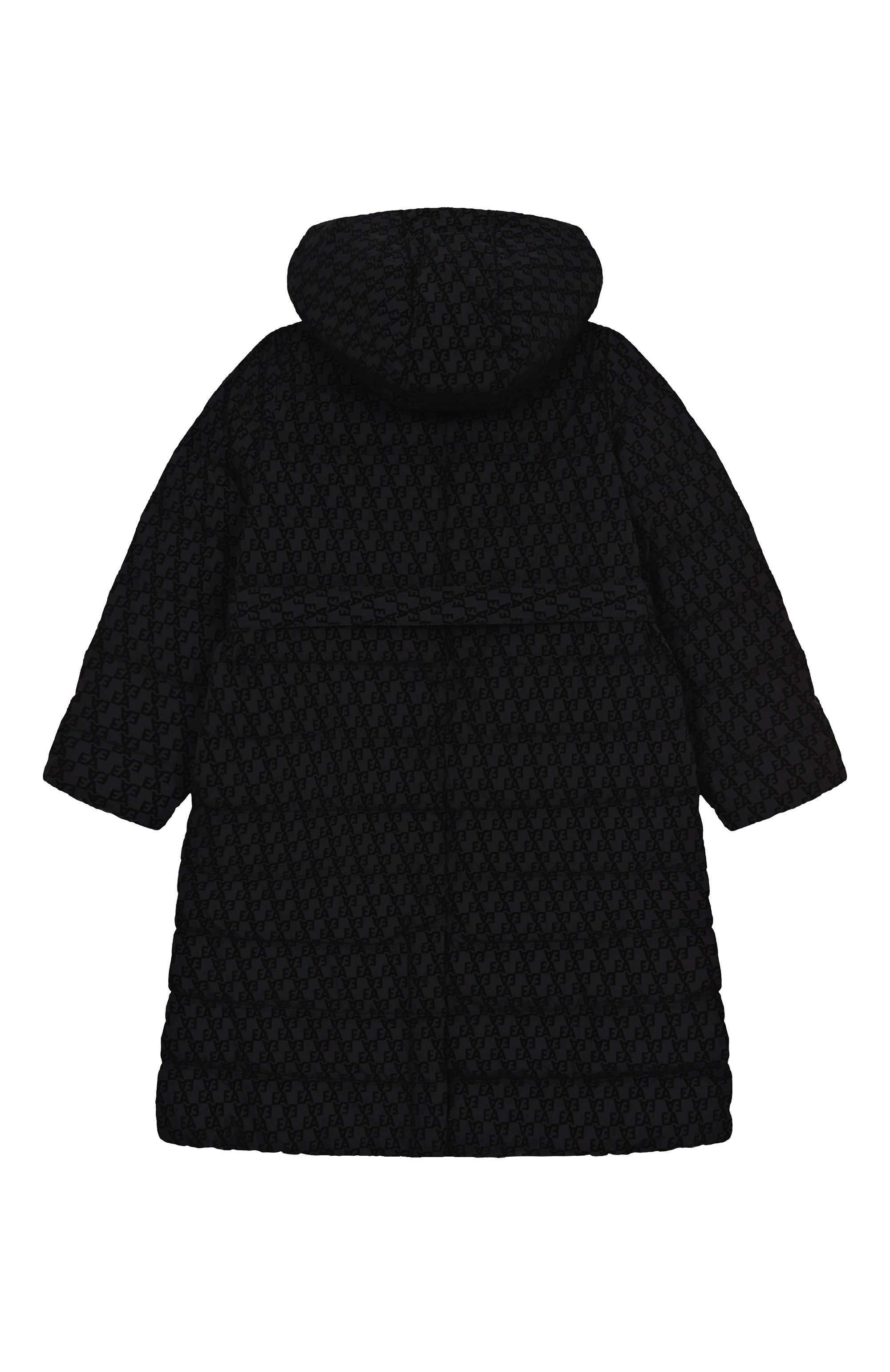 Пуховое пальто EMPORIO ARMANI темно-синего цвета по цене 52350 руб., арт. EG000307/AF16034, фото 2 Пуховое пальто EMPORIO ARMANI, арт. EG000307/AF16034, фото 2