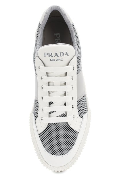 Комбинированные кеды PRADA, арт. 4E3506-2OFB-F0Z6K, фото 5