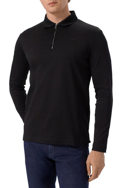 Хлопковое поло PAUL&SHARK черного цвета по цене 46650 руб., арт. 15311746/3XL-6XL, фото 3 Хлопковое поло PAUL&SHARK, арт. 15311746/3XL-6XL, фото 3