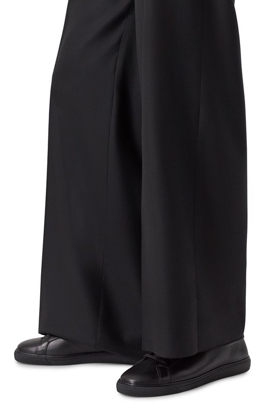 Кожаные кеды Andy Saint Laurent 606833/0ZS00 Чёрный  606833/0ZS00 Фото 3