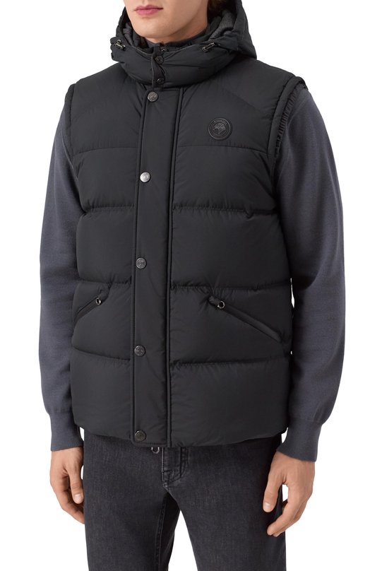 Утепленный жилет Stefano Ricci M6J5400080/PL002Q/64 Чёрный  M6J5400080/PL002Q/64 Фото 3