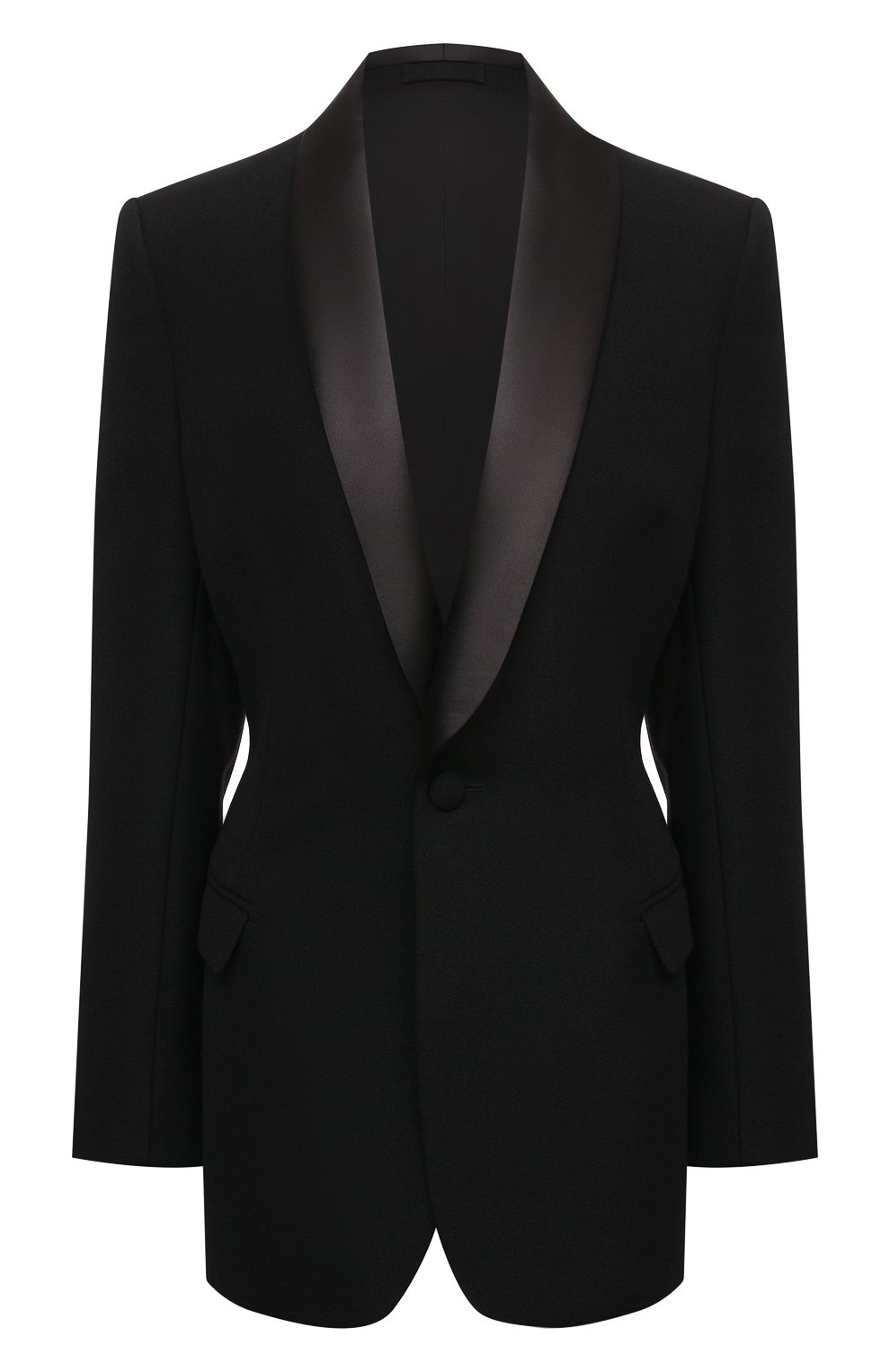 Шерстяной жакет WARDROBE.NYC черного цвета по цене 115000 руб., арт. W4011R05, фото 1 Шерстяной жакет WARDROBE.NYC, арт. W4011R05, фото 1