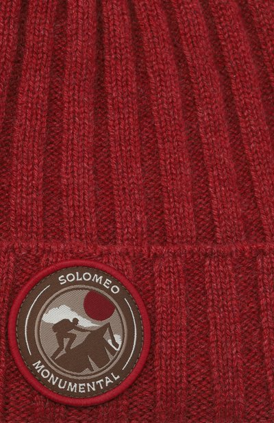 Кашемировая шапка BRUNELLO CUCINELLI бордового цвета по цене 29950 руб., арт. B22M90070C, фото 3 Кашемировая шапка BRUNELLO CUCINELLI, арт. B22M90070C, фото 3