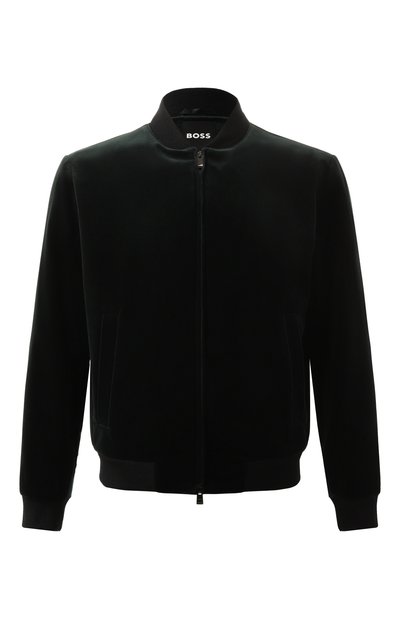 Мужской бархатный бомбер BOSS, арт. 50527947
