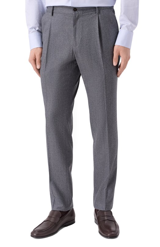 Шерстяные брюки L.B.M. 1911 8135/00121 Серый  8135/00121 Фото 3
