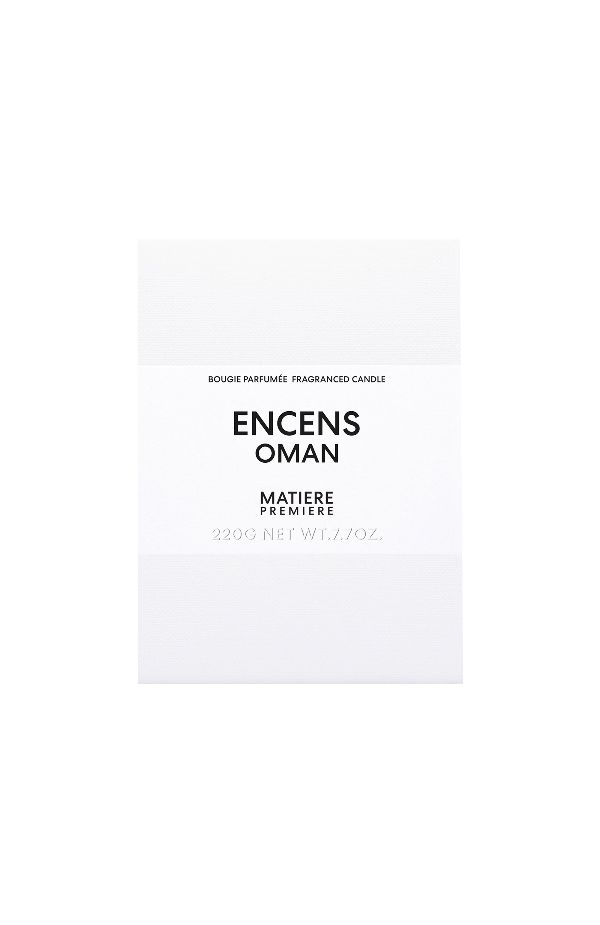 Парфюмированная свеча encens oman (220g) MATIERE PREMIERE, арт. 3760428940483, фото 2