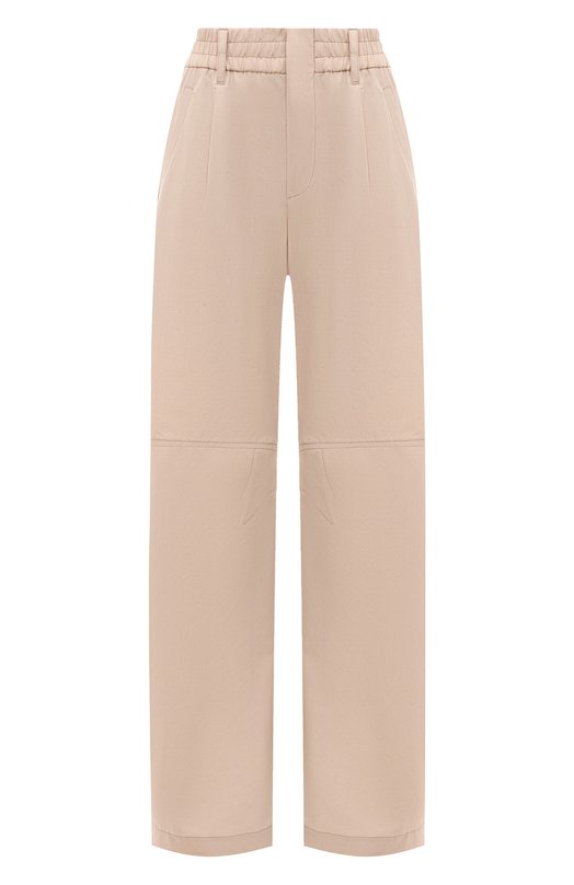 Хлопковые брюки Brunello Cucinelli ML949B1349 Розовый ML949B1349