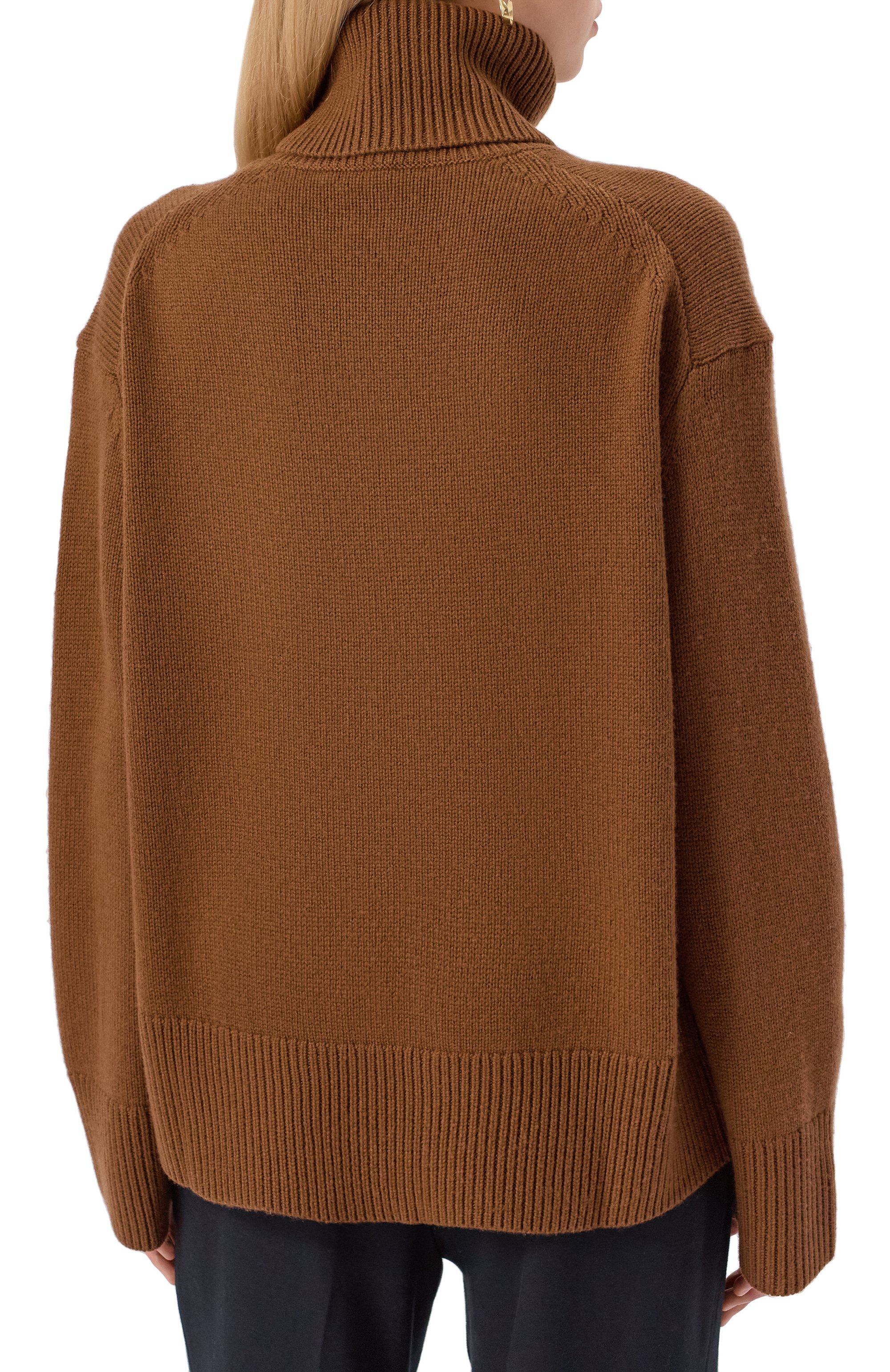 Свитер из шерсти и кашемира 12 STOREEZ коричневого цвета по цене 39000 руб., арт. 134388, фото 4 Свитер из шерсти и кашемира 12 STOREEZ, арт. 134388, фото 4