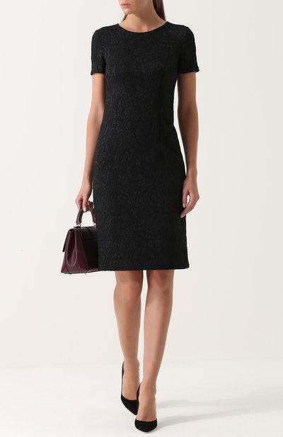 Приталенное платье с фактурной отделкой KITON, арт. D44313K05P37, фото 2