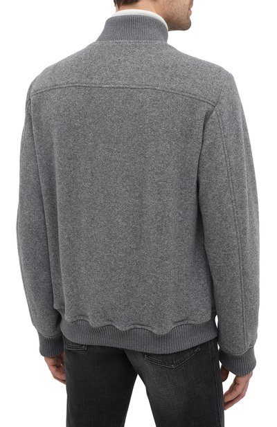 Бомбер из шерсти и кашемира CANALI, арт. 040578/SX01783, фото 4