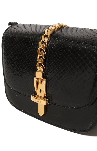 Сумка sylvie 1969 из кожи питона GUCCI, арт. 615965 LJM0X, фото 3