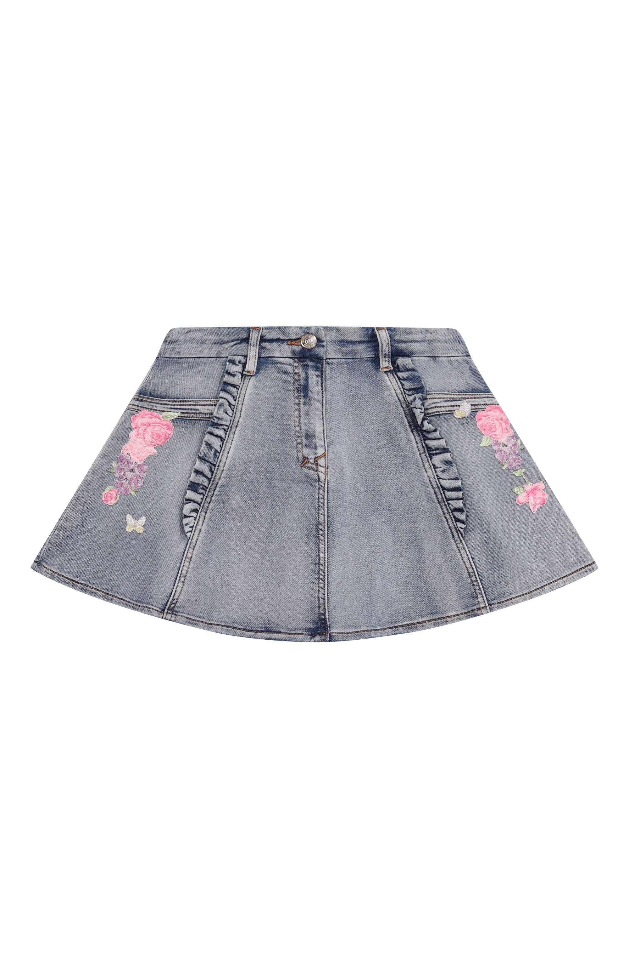 Джинсовая юбка MONNALISA, арт. 19G700, фото 1