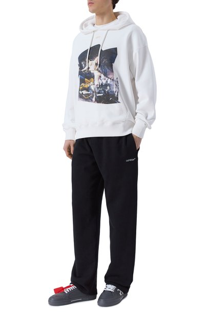 Хлопковое худи OFF-WHITE, арт. 0MBB085F25FLE00W, фото 2